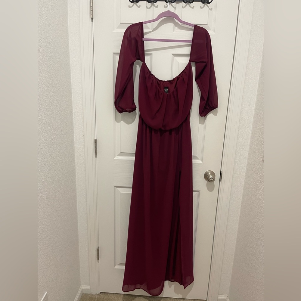 Windsor Gown with slit